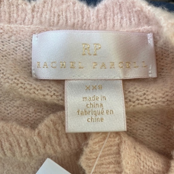 Rachel Parcell Lightweight Blush Sweater with pearl accents - Picture 5 of 12